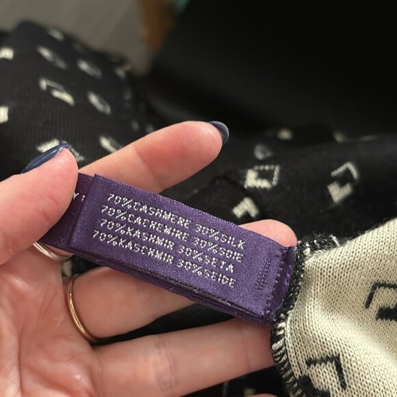 Rare Ralph Lauren Purple Label Cashmere Silk Women’s Sweater - Picture 8 of 8